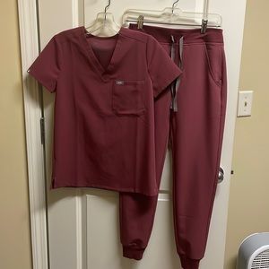 Dark cherry figs set. Brand new!